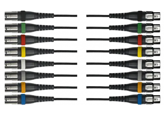 Yellow Cable OC14 - Multipaire XLR 5m Male/Femelle 