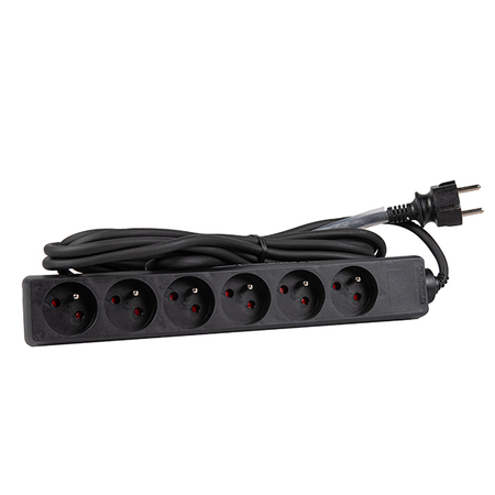 Multiprise 6PC 16A 3G1.5² 5m IP44 