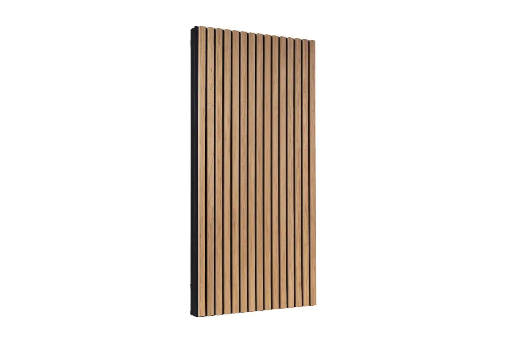 SlatFusor 2S – Panneau acoustique à lattes de bois de 5 cm avec support de montage