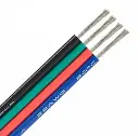 Fil de câblage 4 couleurs 22AWG pour ruban de led RGB