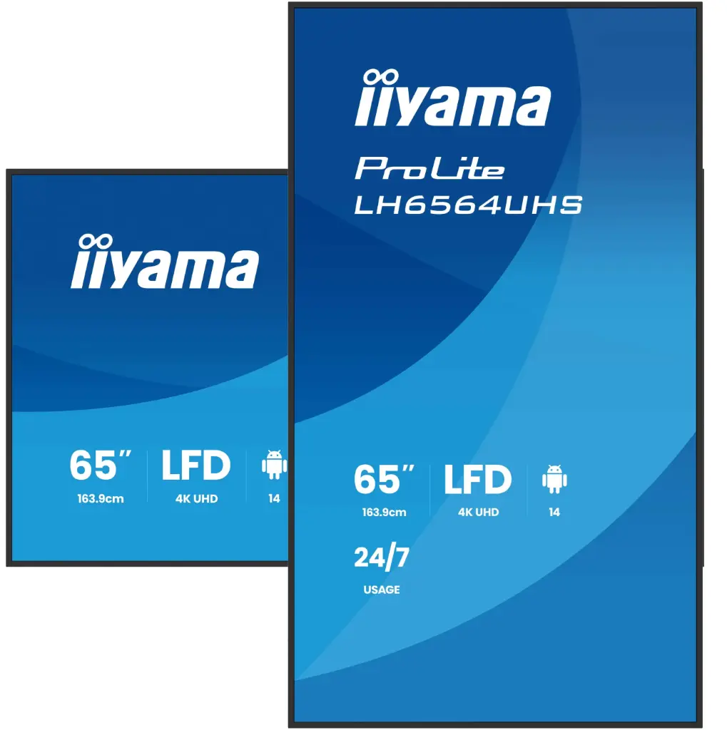 Ecran IIYAMA 65" + Android 14 -  III LH6564UHS-B1AG