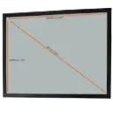 Ecran de projection sur cadre 305x229 cm
