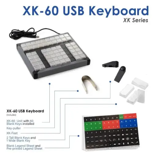X-Keys XK-60 KVM Keyboard