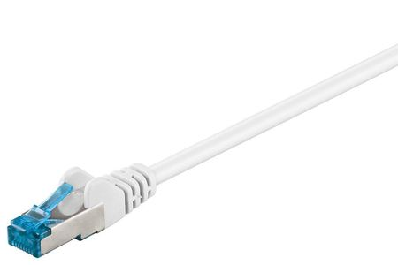 Cable Ethernet cat. 6a 50m blanc