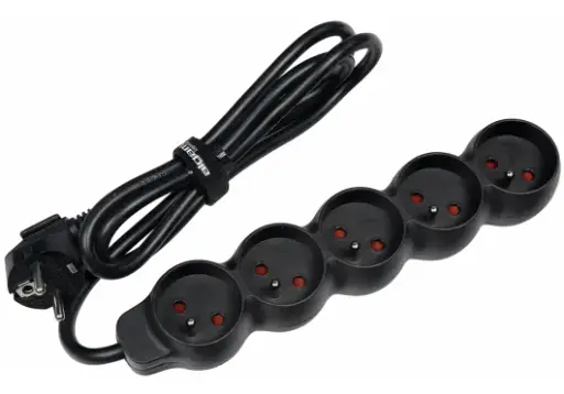 Multiprise 5PC 16A 3G1.5² 1,2m