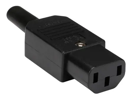 Prise femelle IEC droite pour cordon 10A