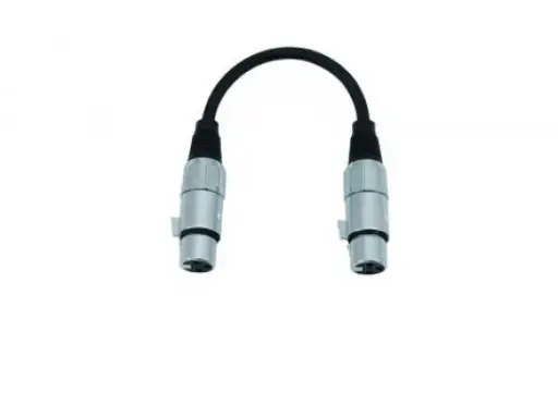  cable adaptateur XLR 3 broches femelle - femelle